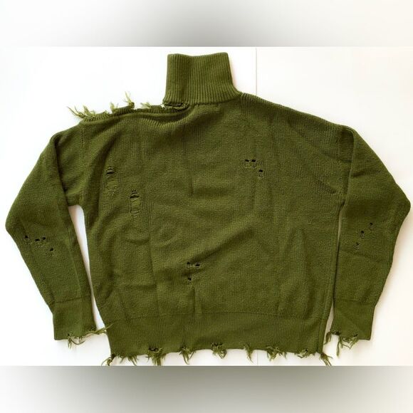 Lovers + Friends Arlington Sweater - Olive Green Size XS $158 RETAIL - Picture 8 of 10